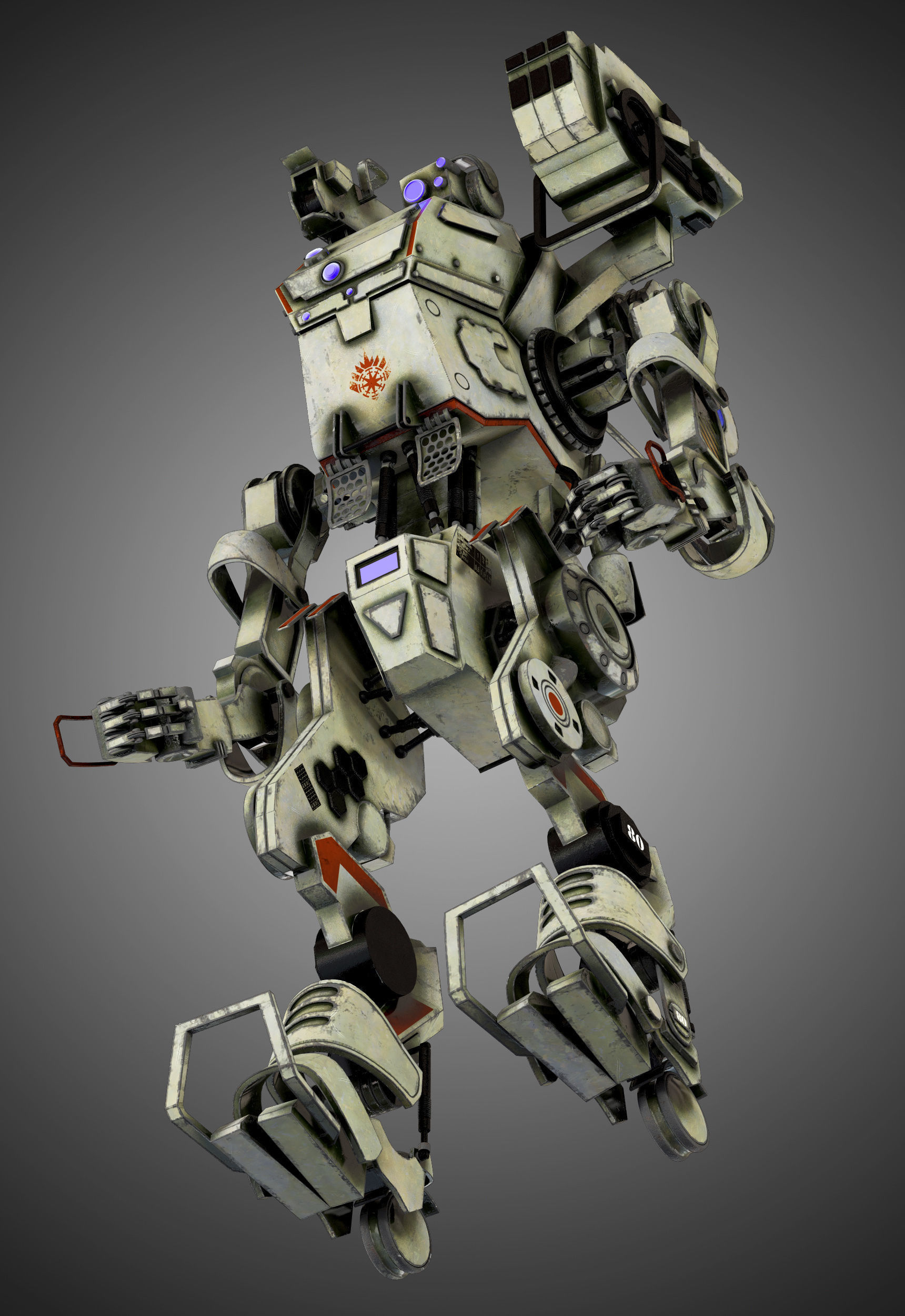 Titanfall Stryder 3D model_7