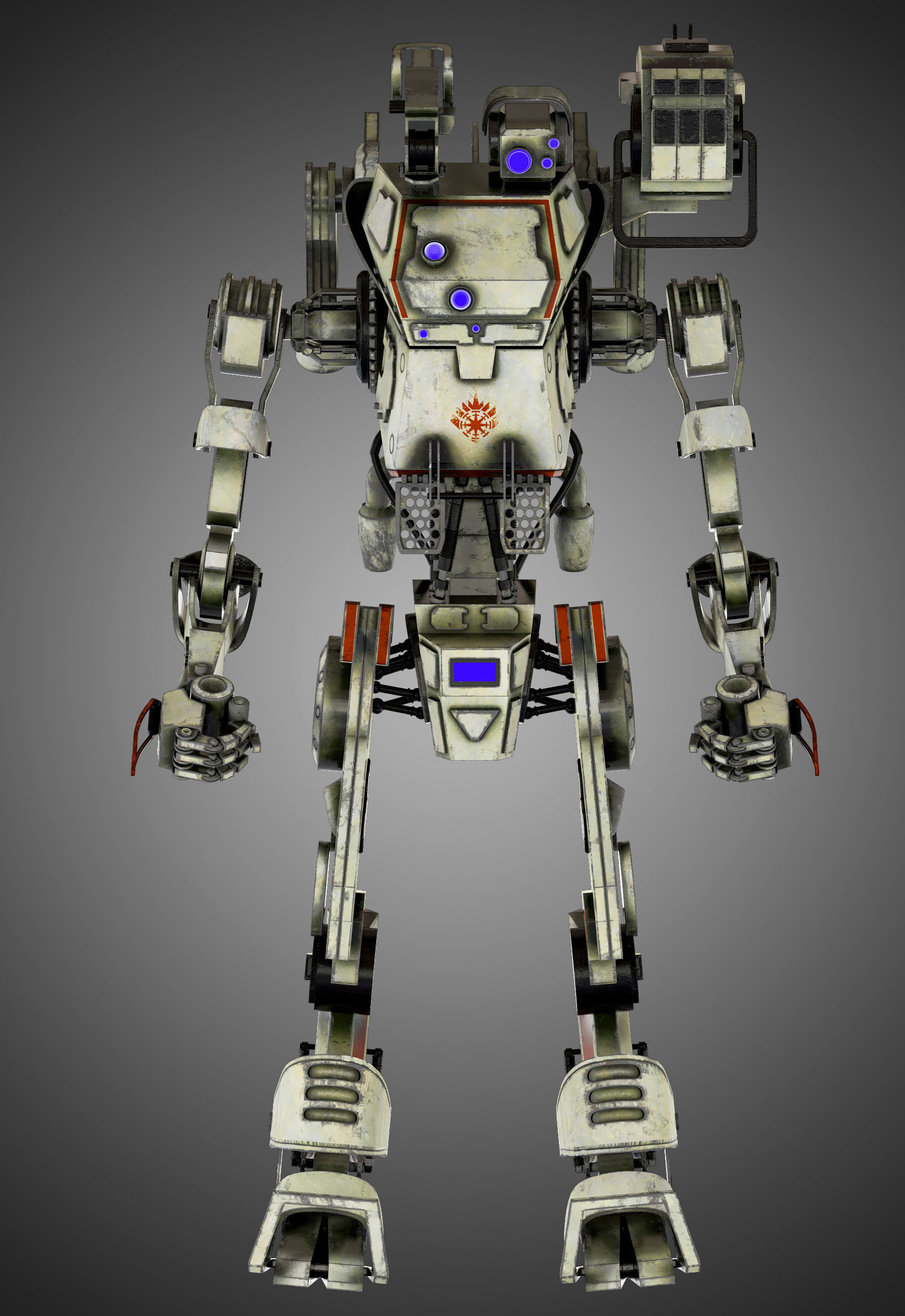 Titanfall Stryder 3D model_8