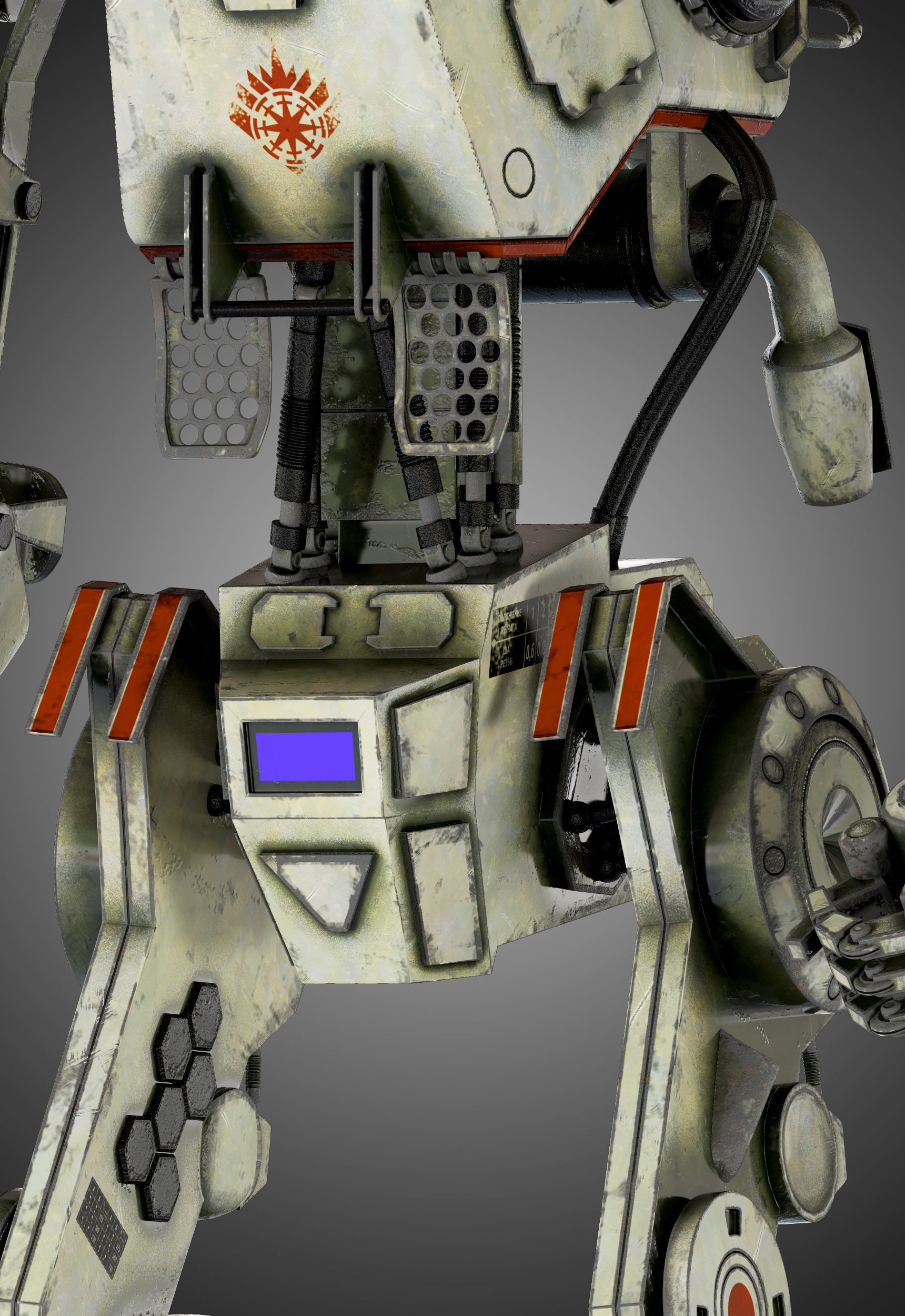 Titanfall Stryder 3D model_14
