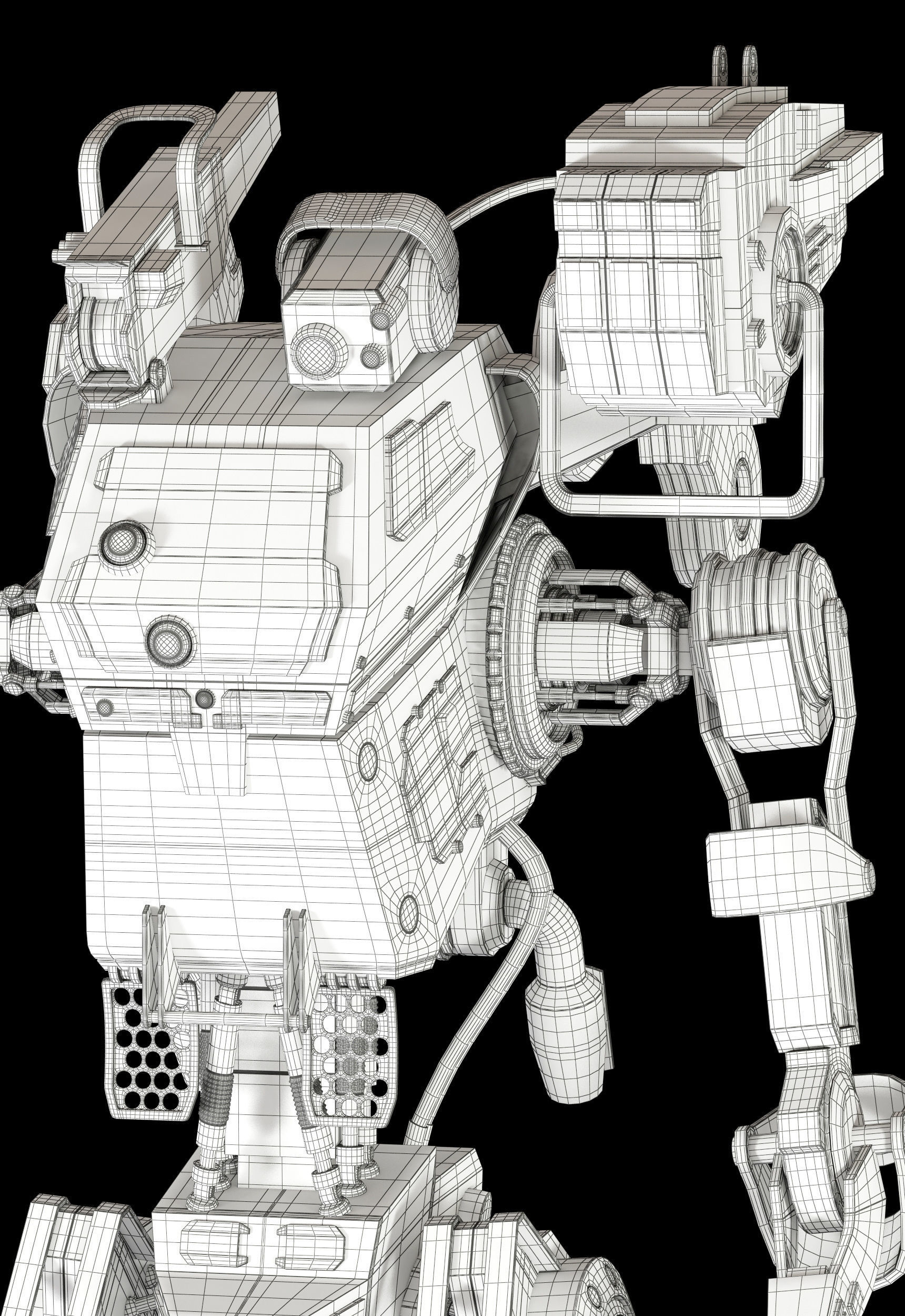 Titanfall Stryder 3D model_34