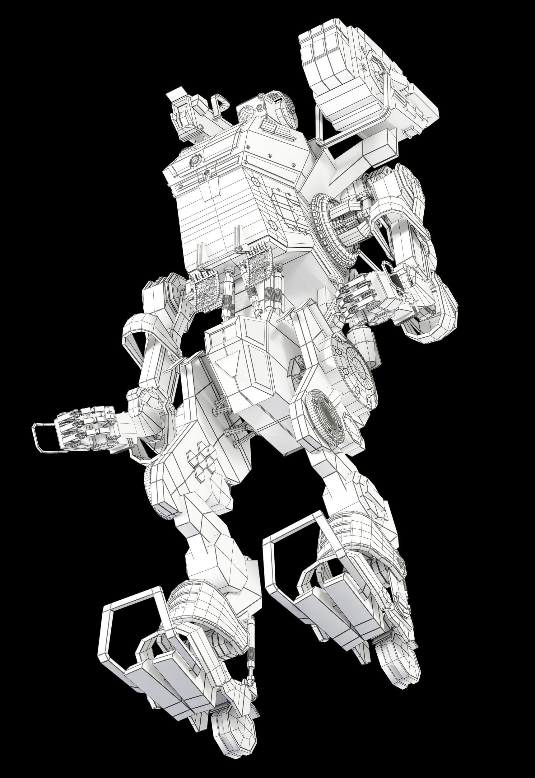 Titanfall Stryder 3D model_23