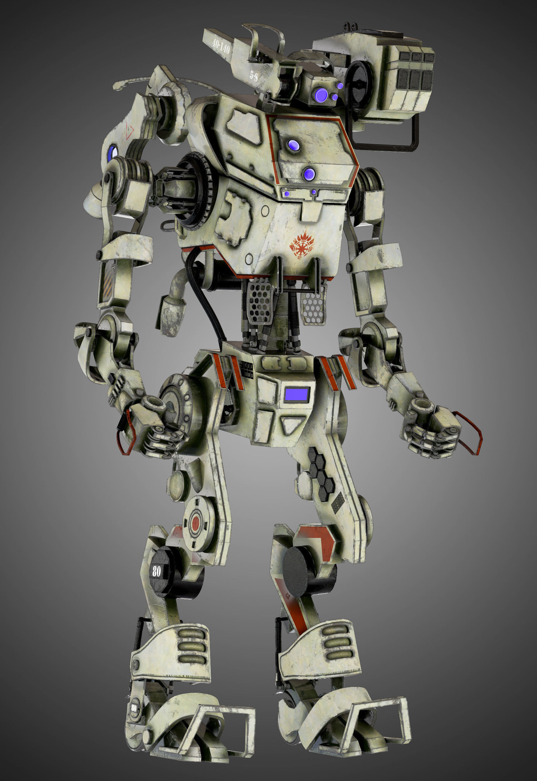 Titanfall Stryder 3D model_1