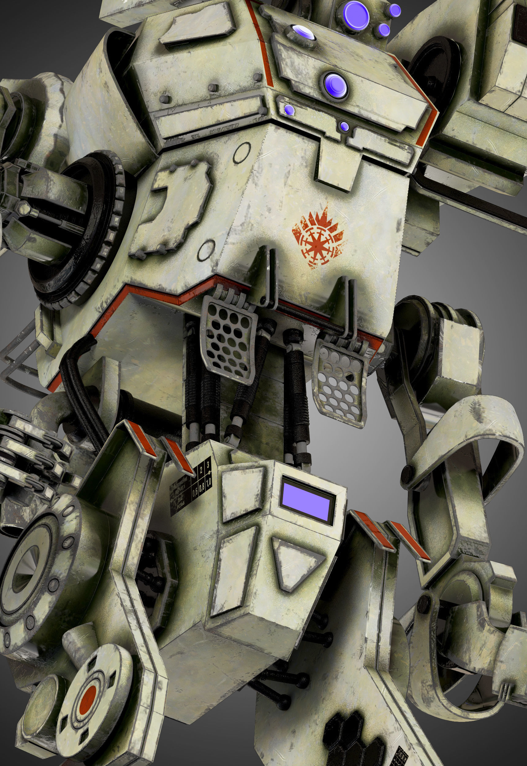 Titanfall Stryder 3D model_17