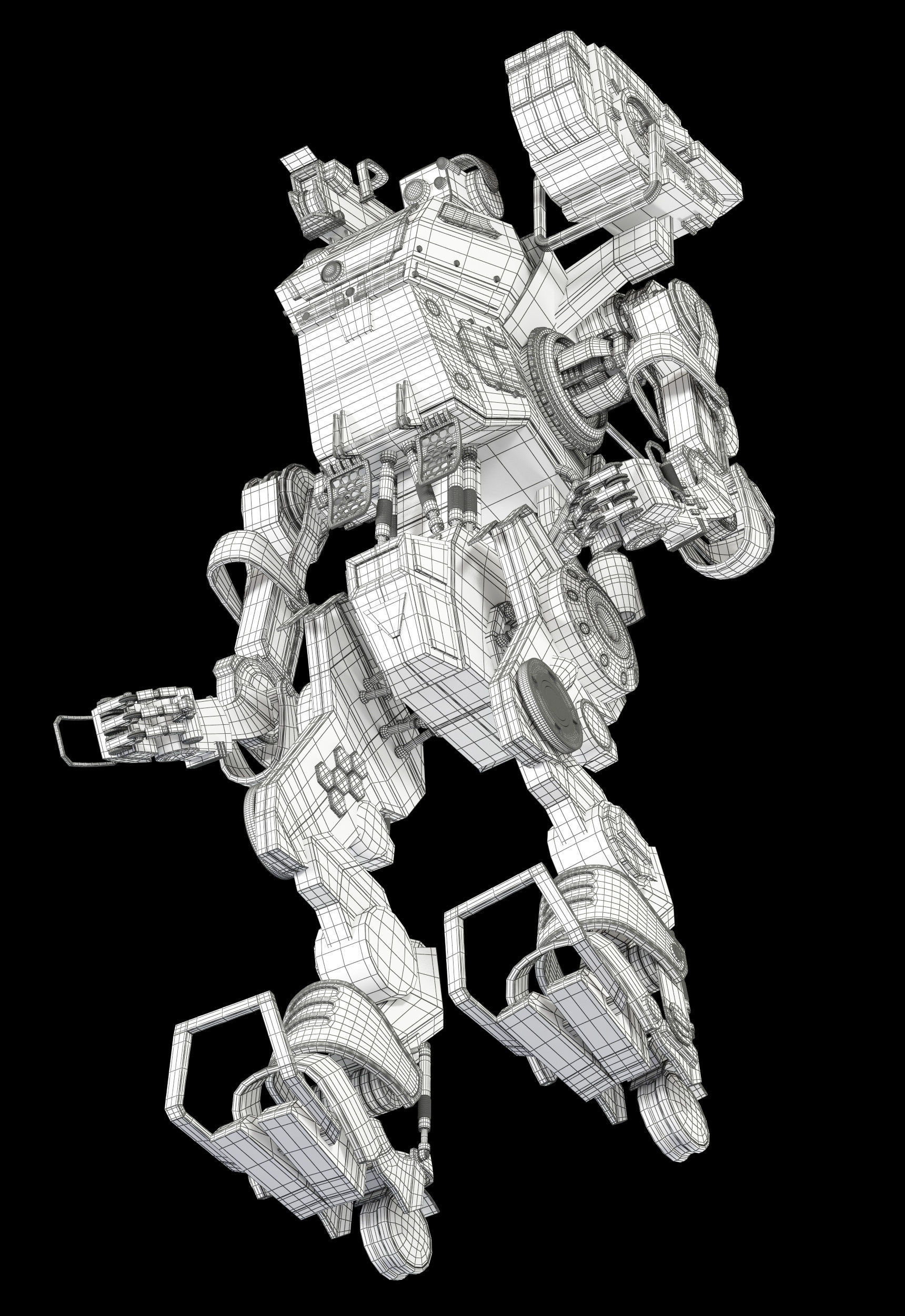 Titanfall Stryder 3D model_22