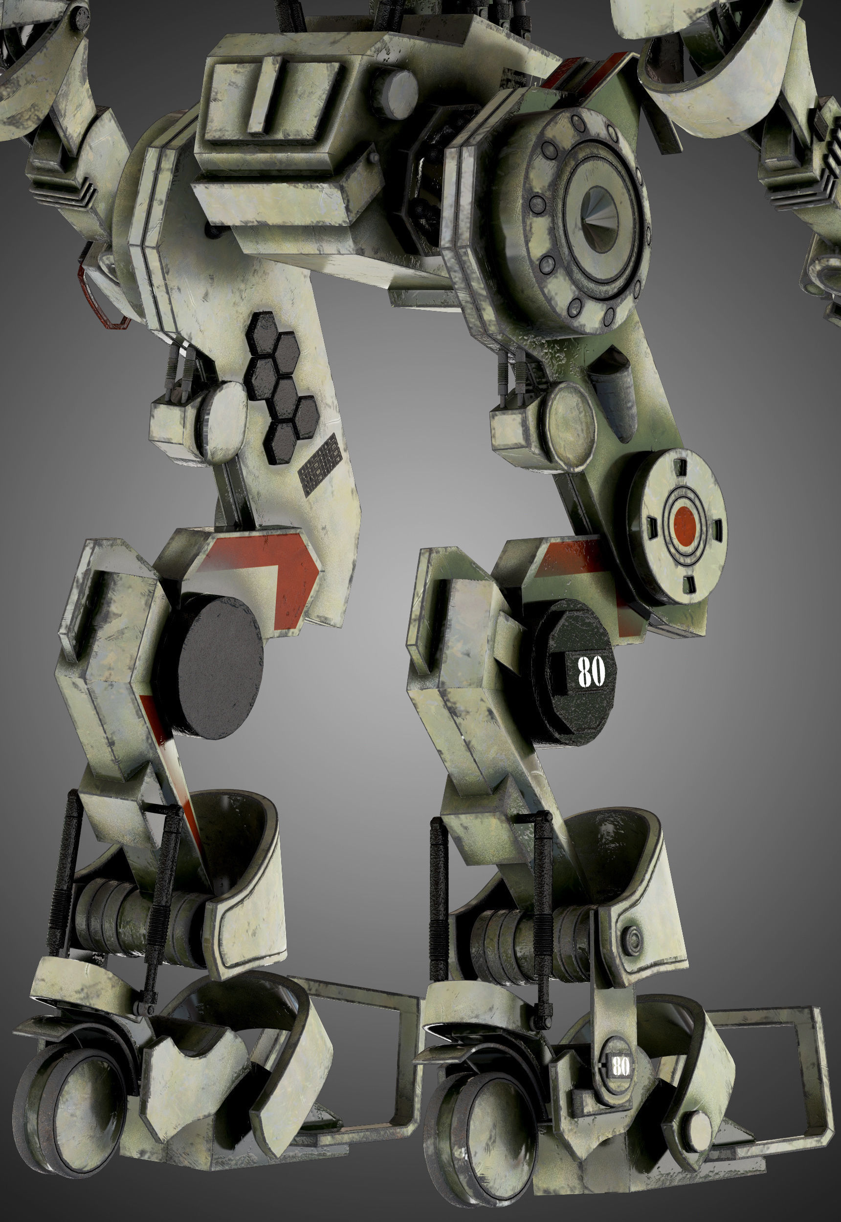 Titanfall Stryder 3D model_10