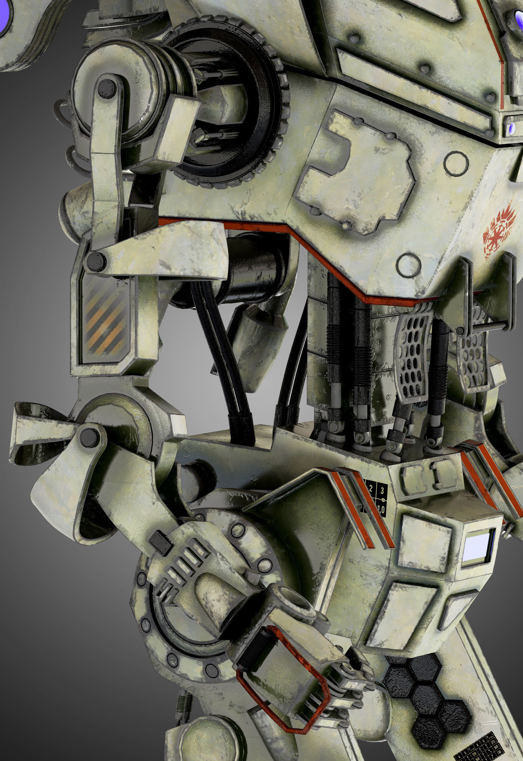 Titanfall Stryder 3D model_9