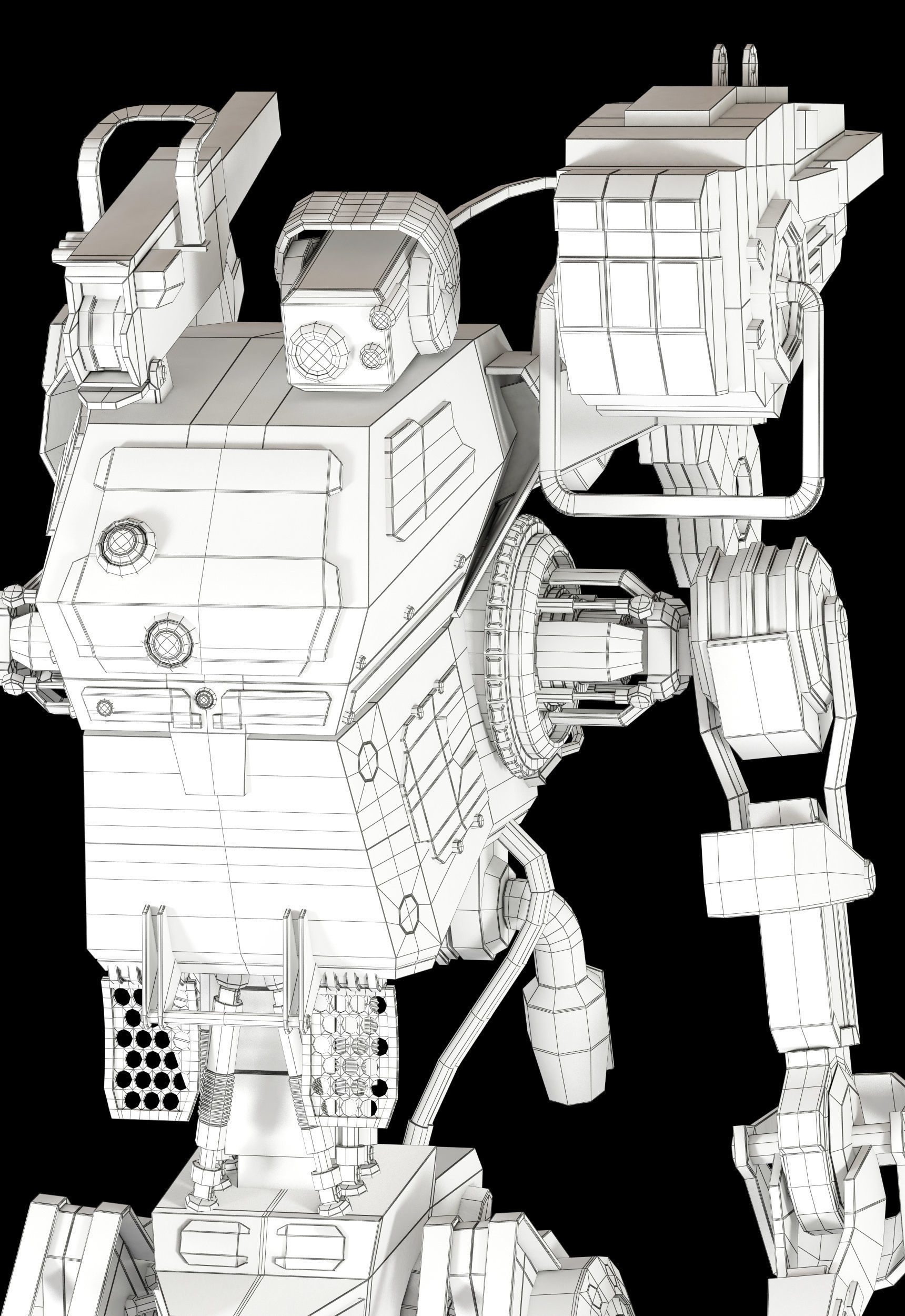 Titanfall Stryder 3D model_35