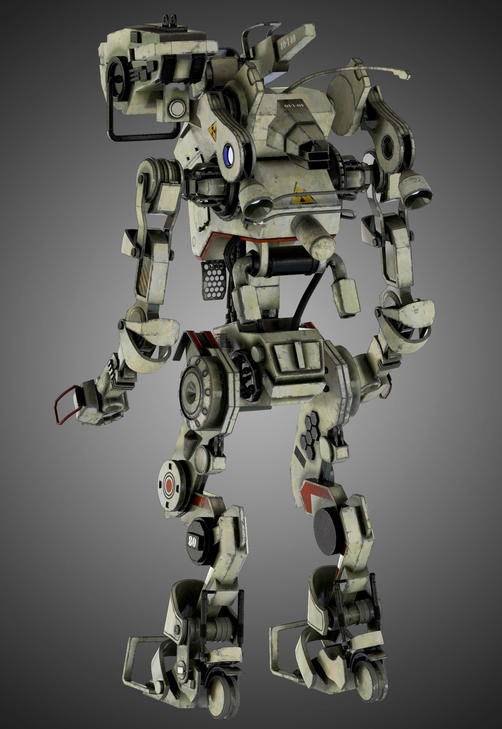 Titanfall Stryder 3D model_4