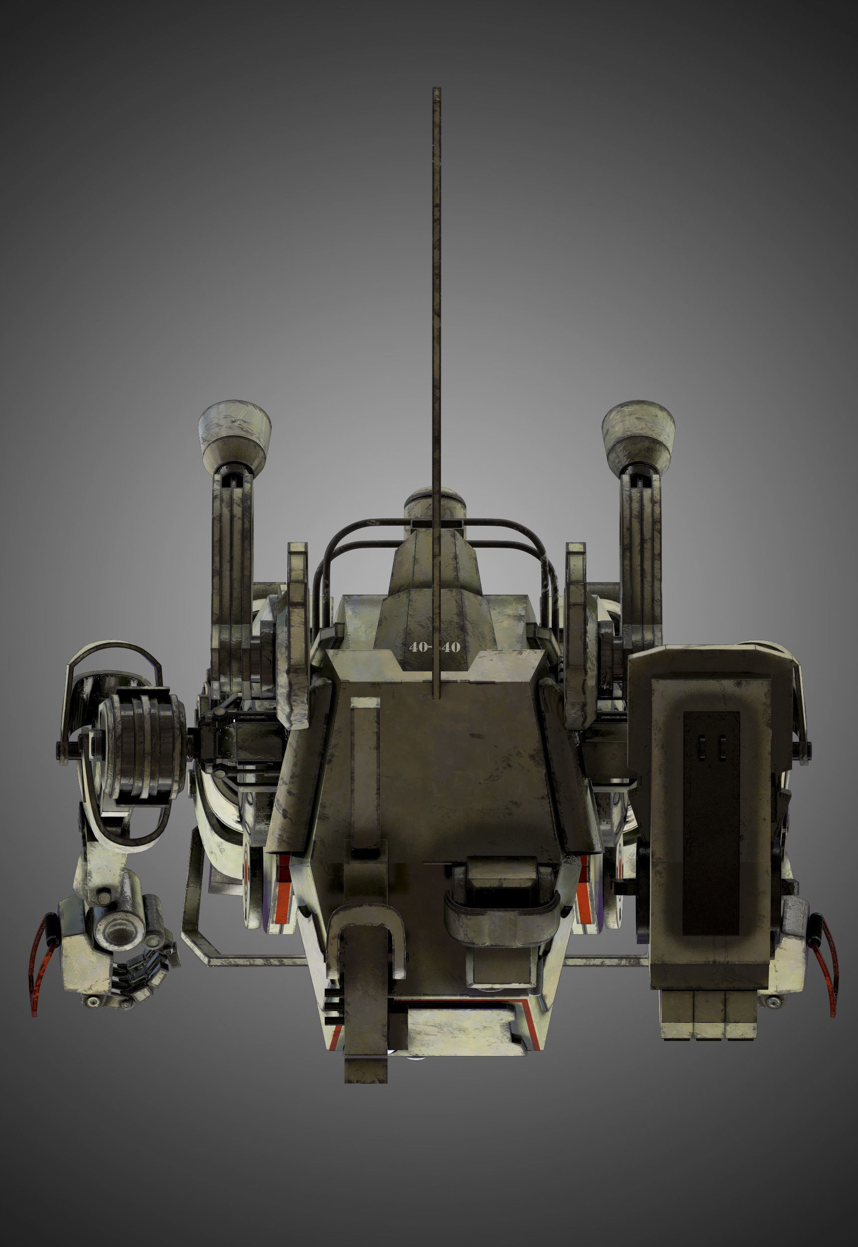 Titanfall Stryder 3D model_6