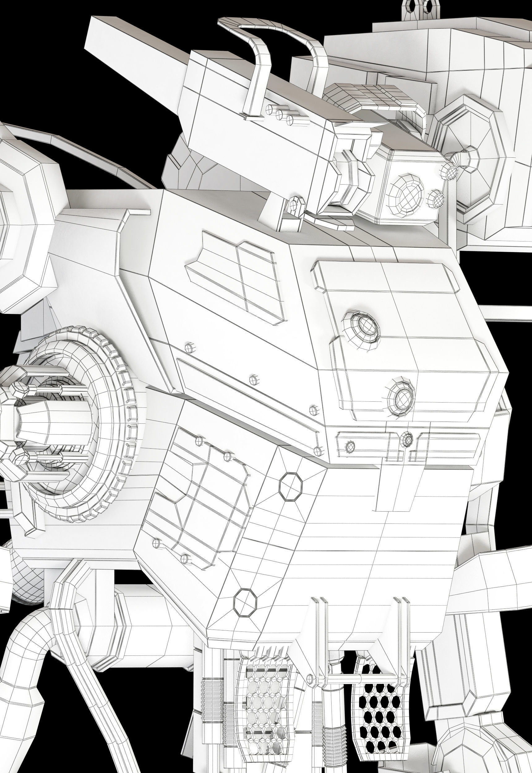 Titanfall Stryder 3D model_29