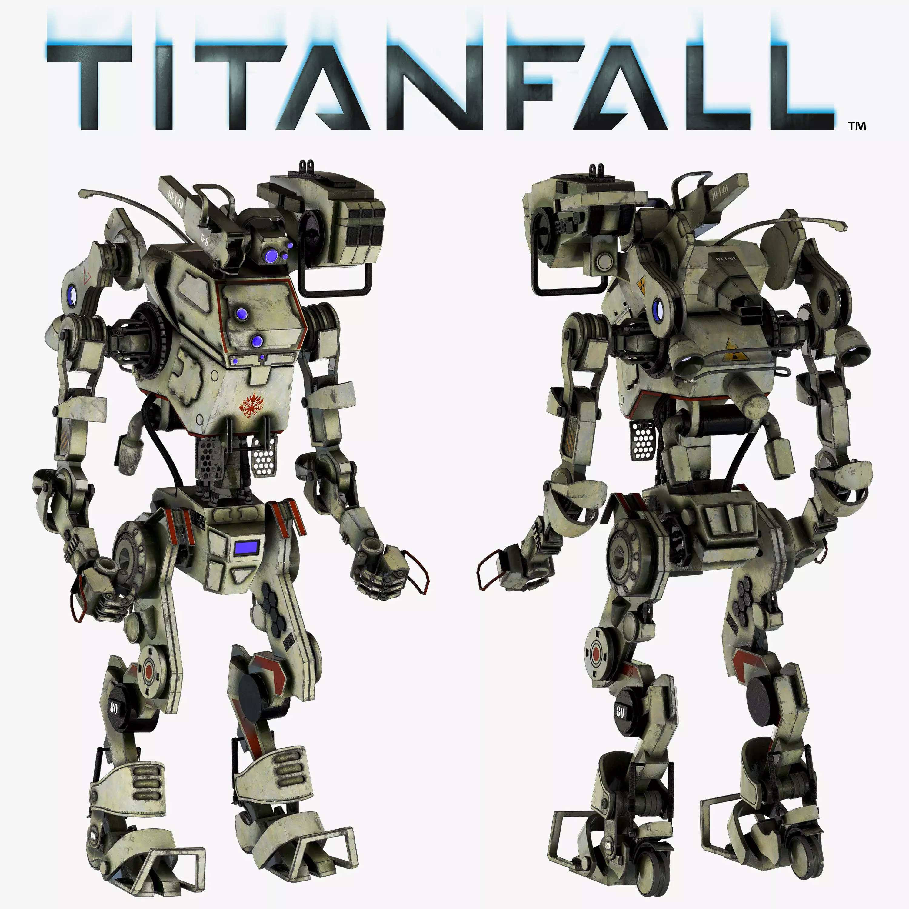Titanfall Stryder 3D model_0