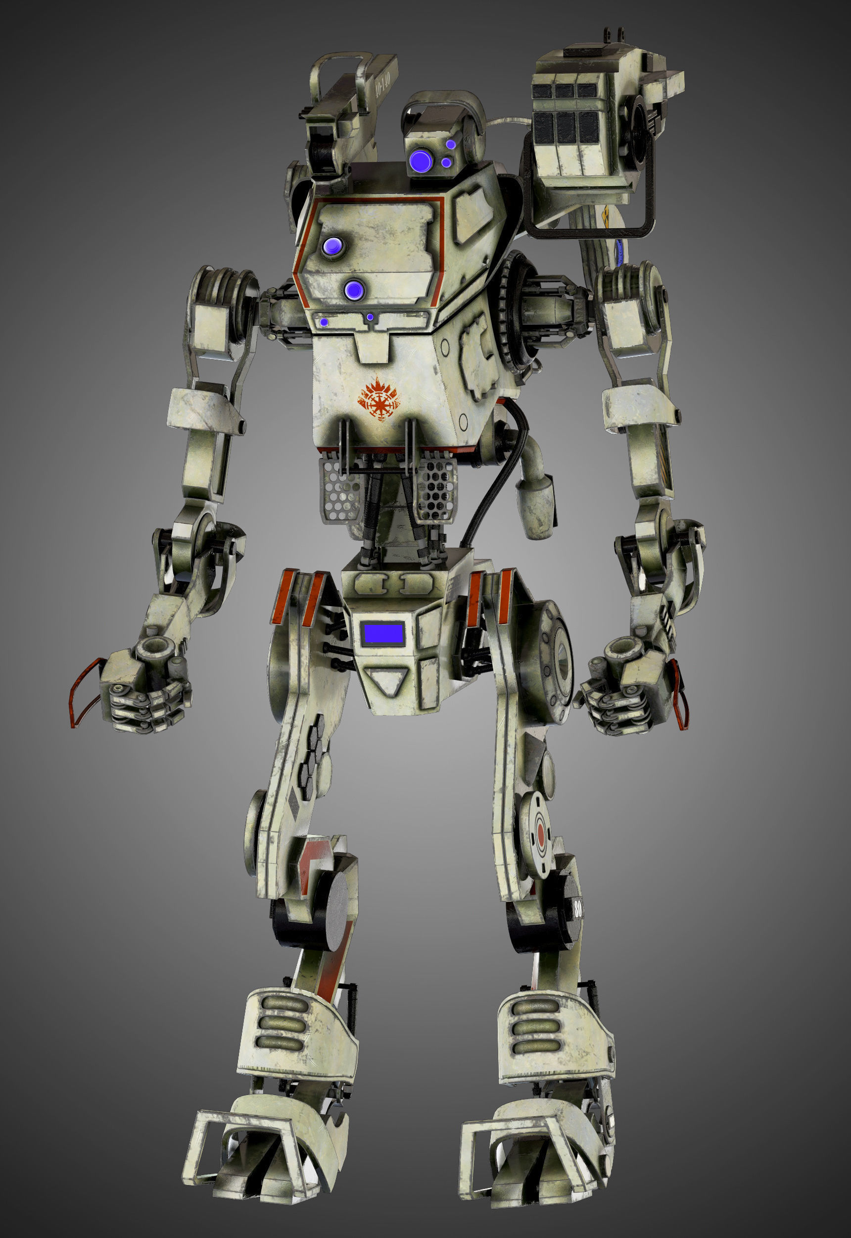 Titanfall Stryder 3D model_2