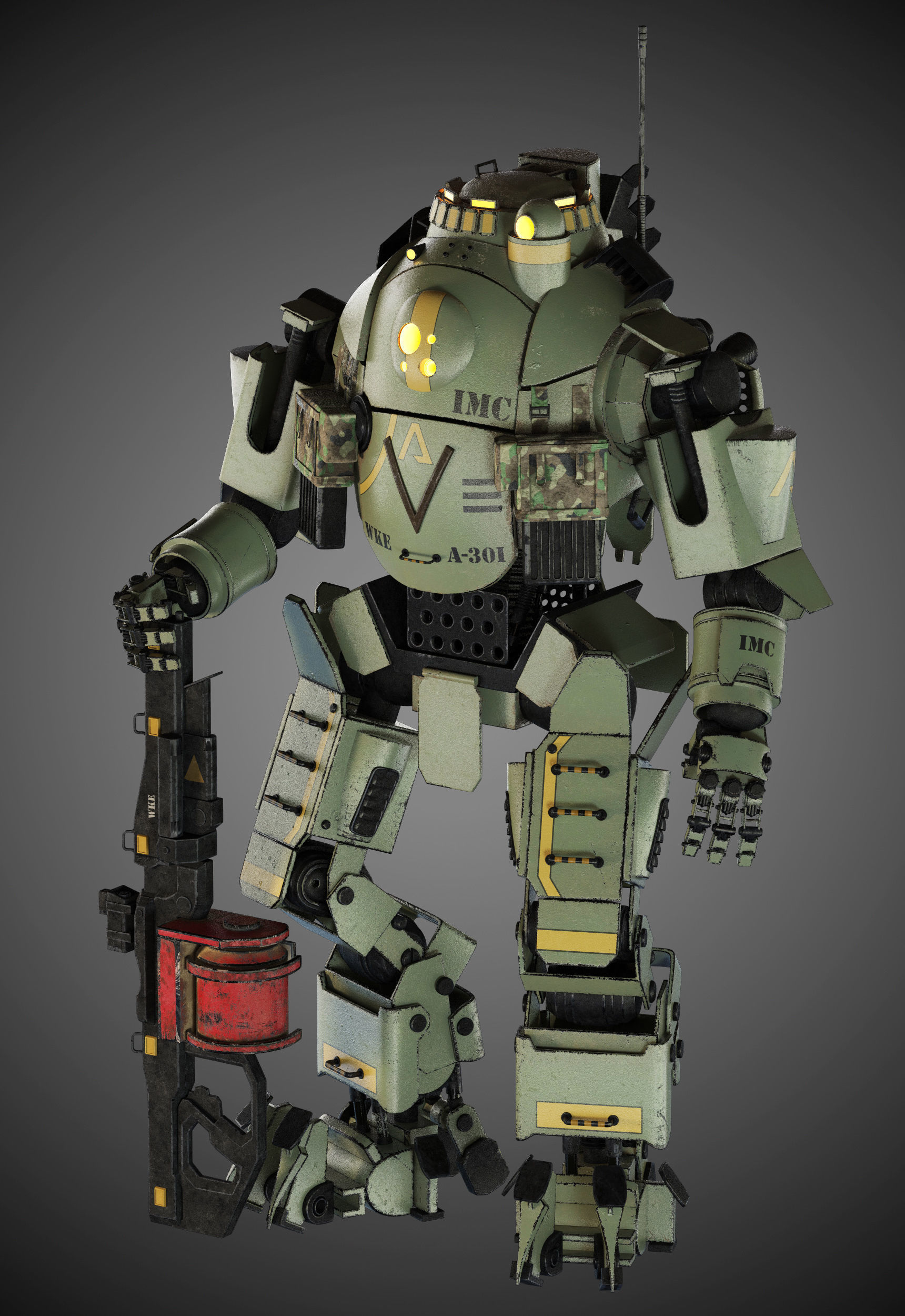 Titanfall Atlas 3D model_2