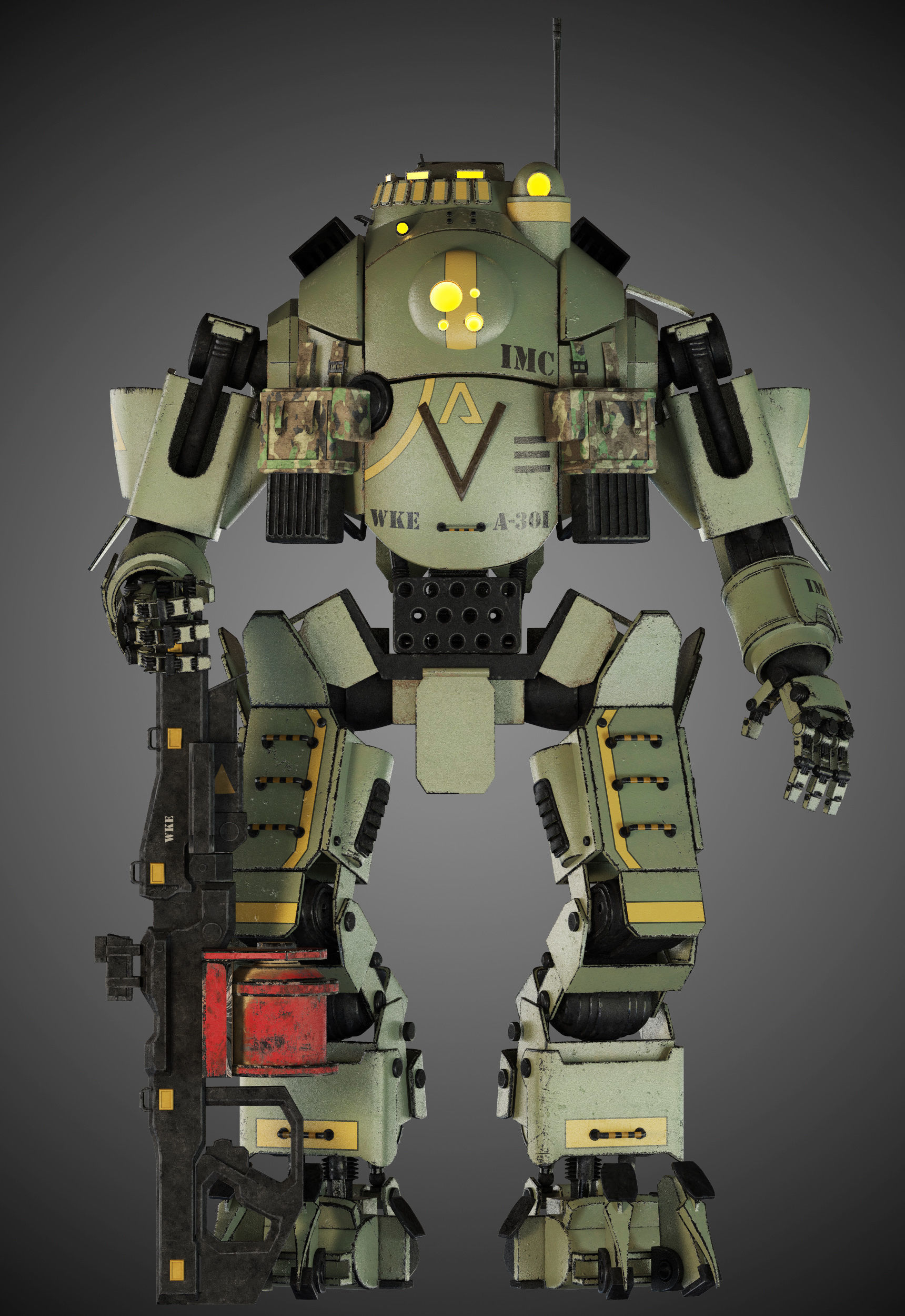 Titanfall Atlas 3D model_8