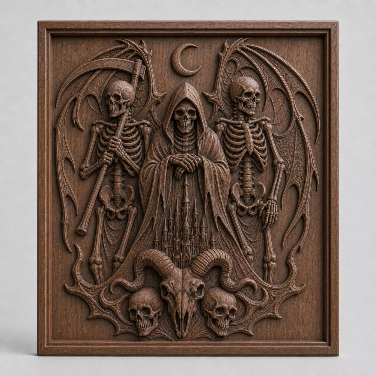 Winged Bone Trinity 3D print model