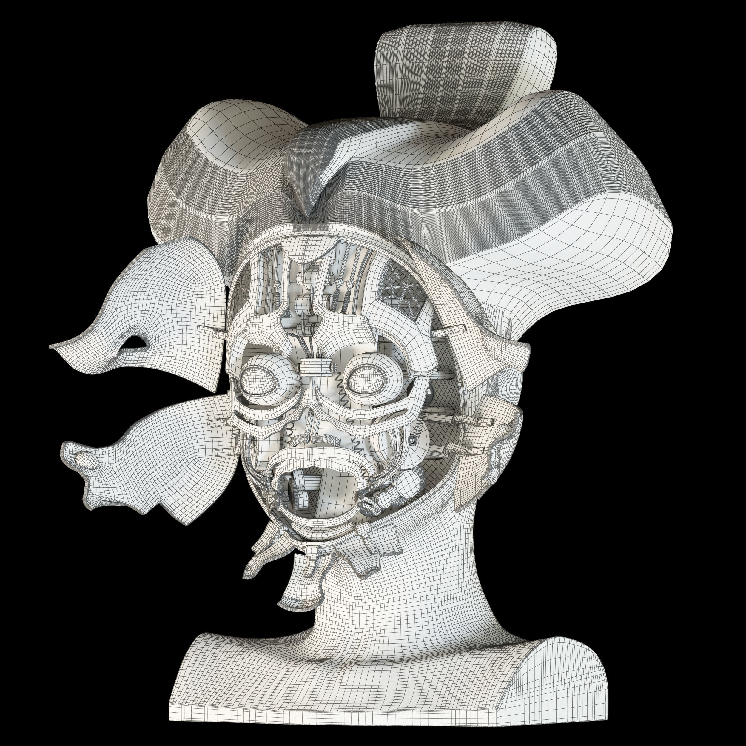 Ghost in the shell geisha 3D model_32