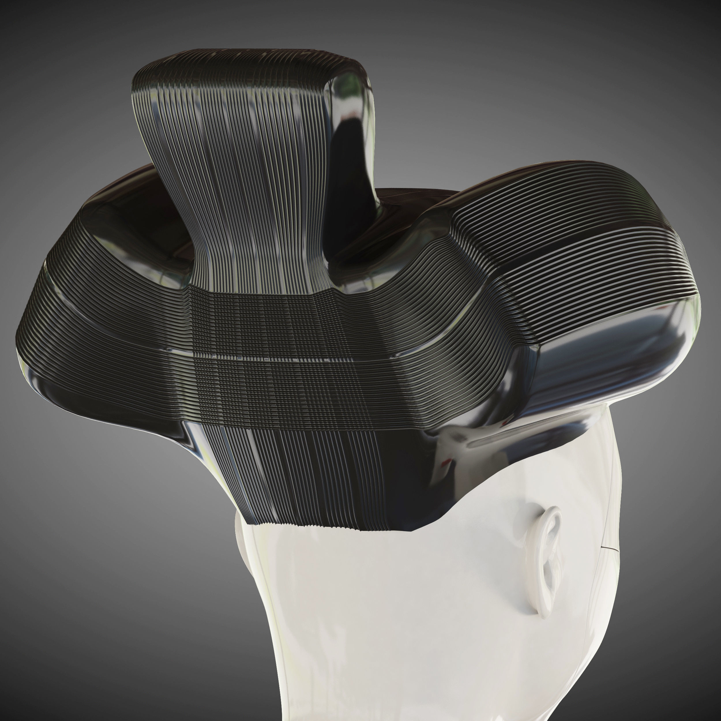 Ghost in the shell geisha 3D model_20