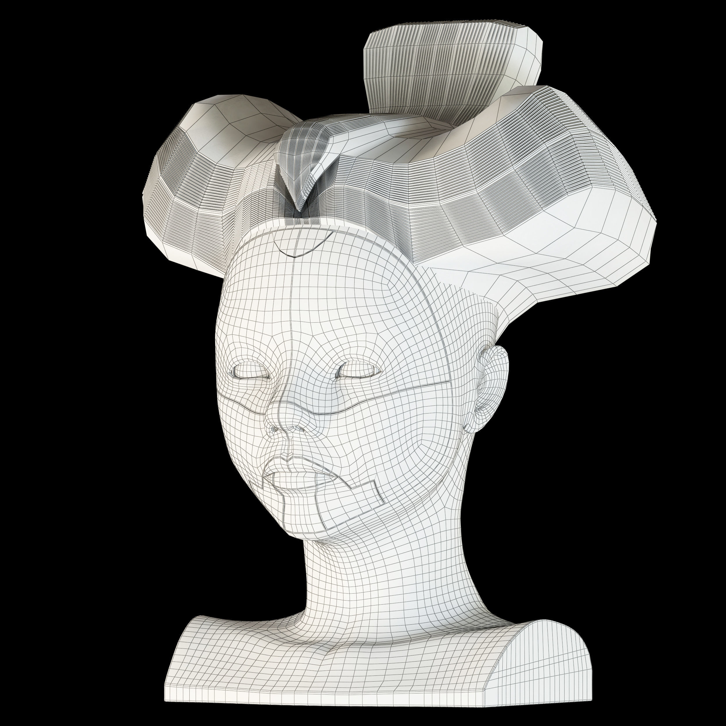 Ghost in the shell geisha 3D model_27