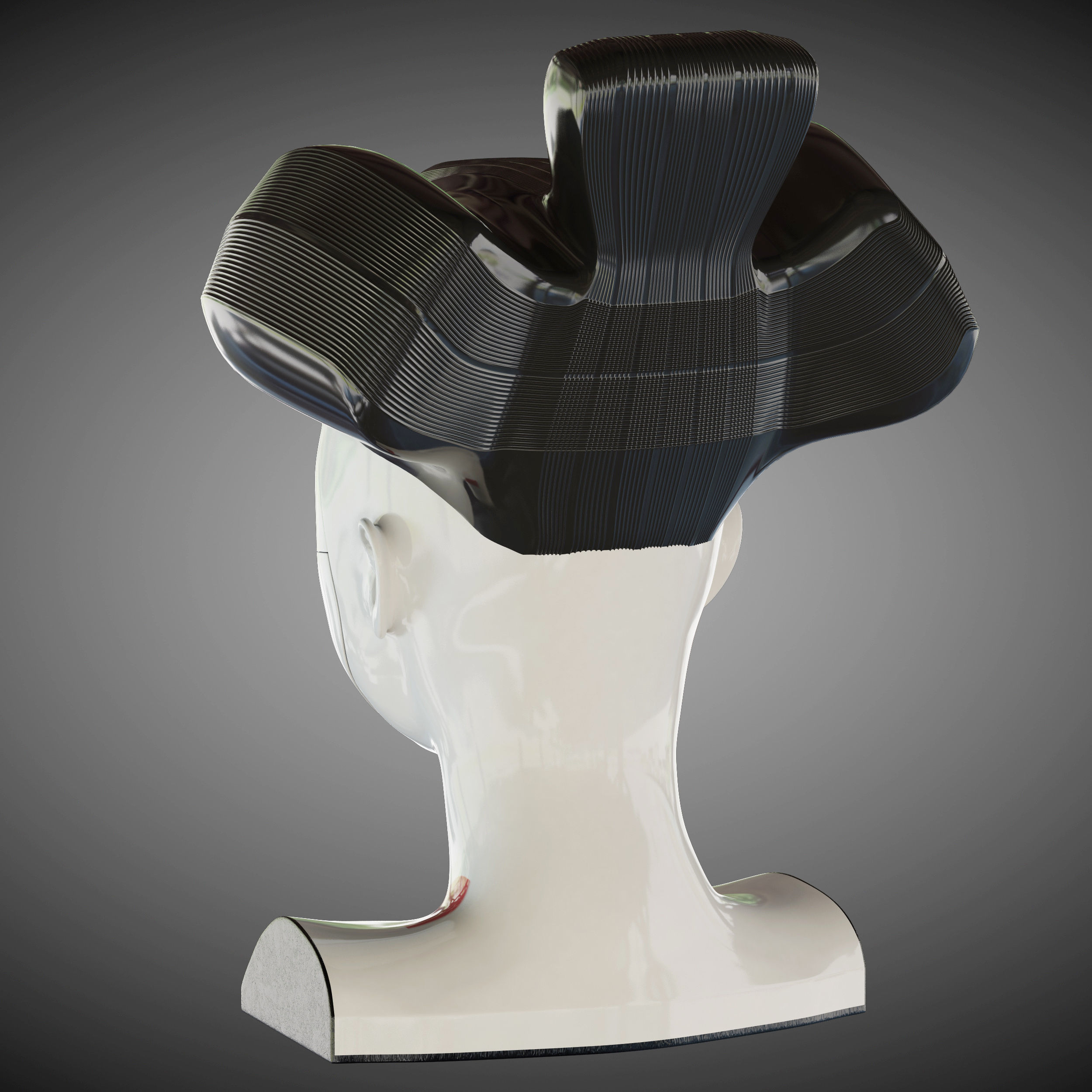 Ghost in the shell geisha 3D model_5