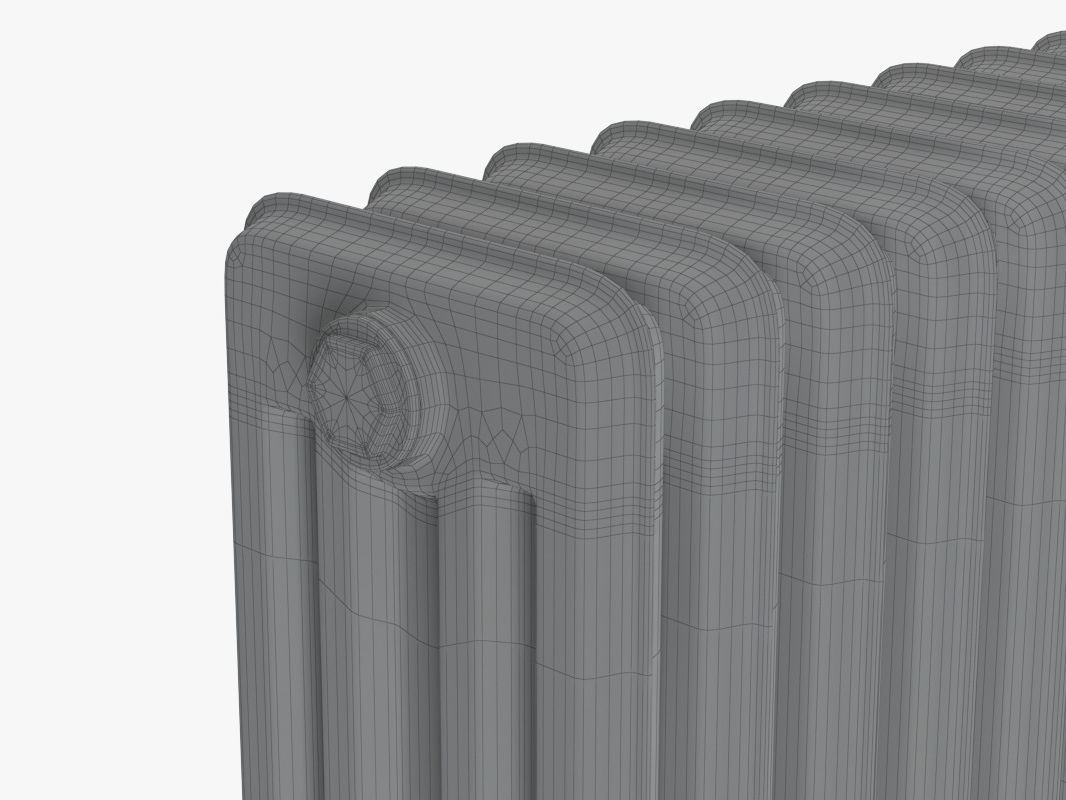 Cast Iron Radiator 3D model_14