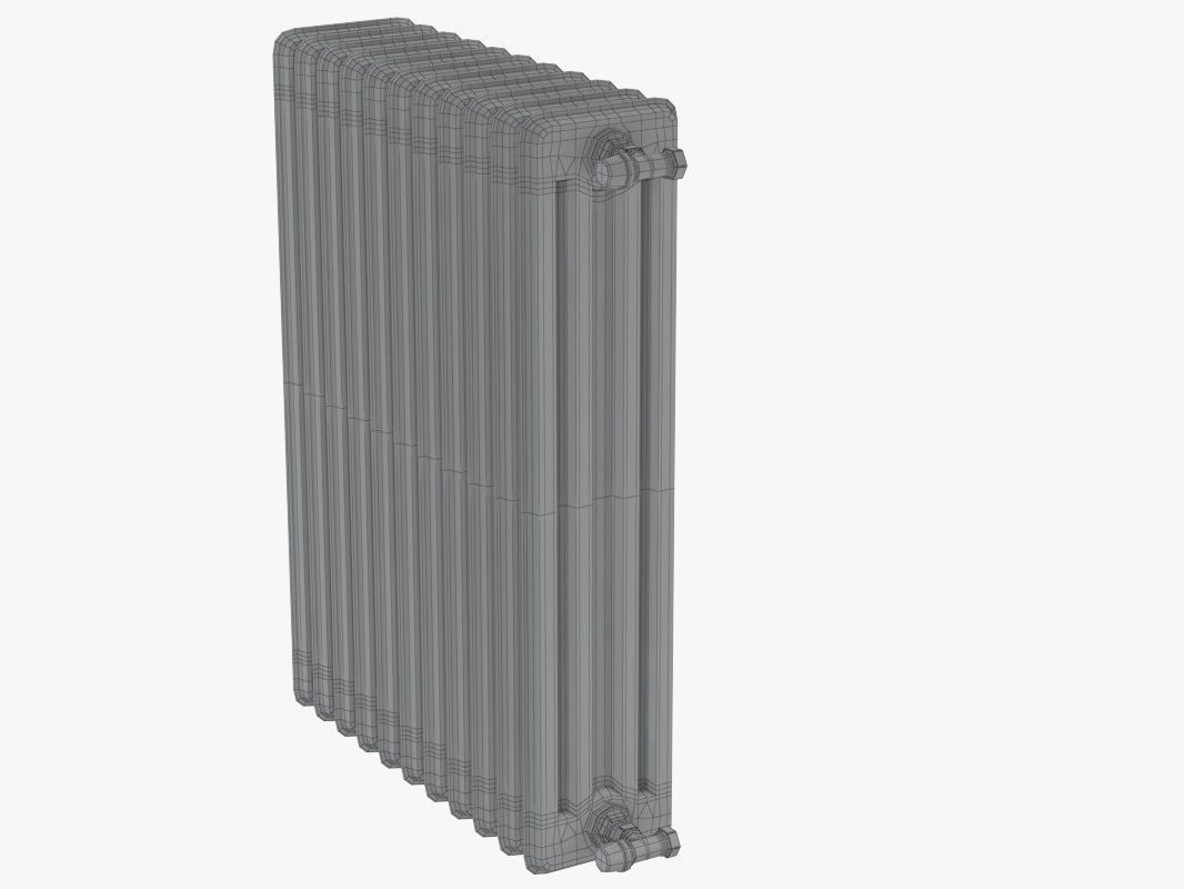 Cast Iron Radiator 3D model_11