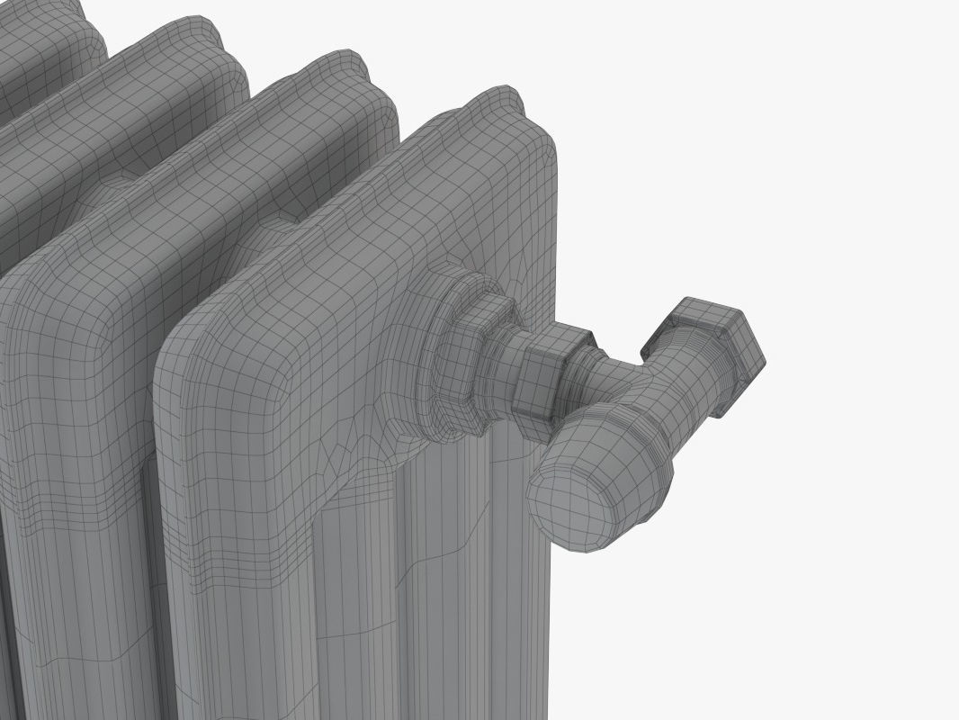 Cast Iron Radiator 3D model_13