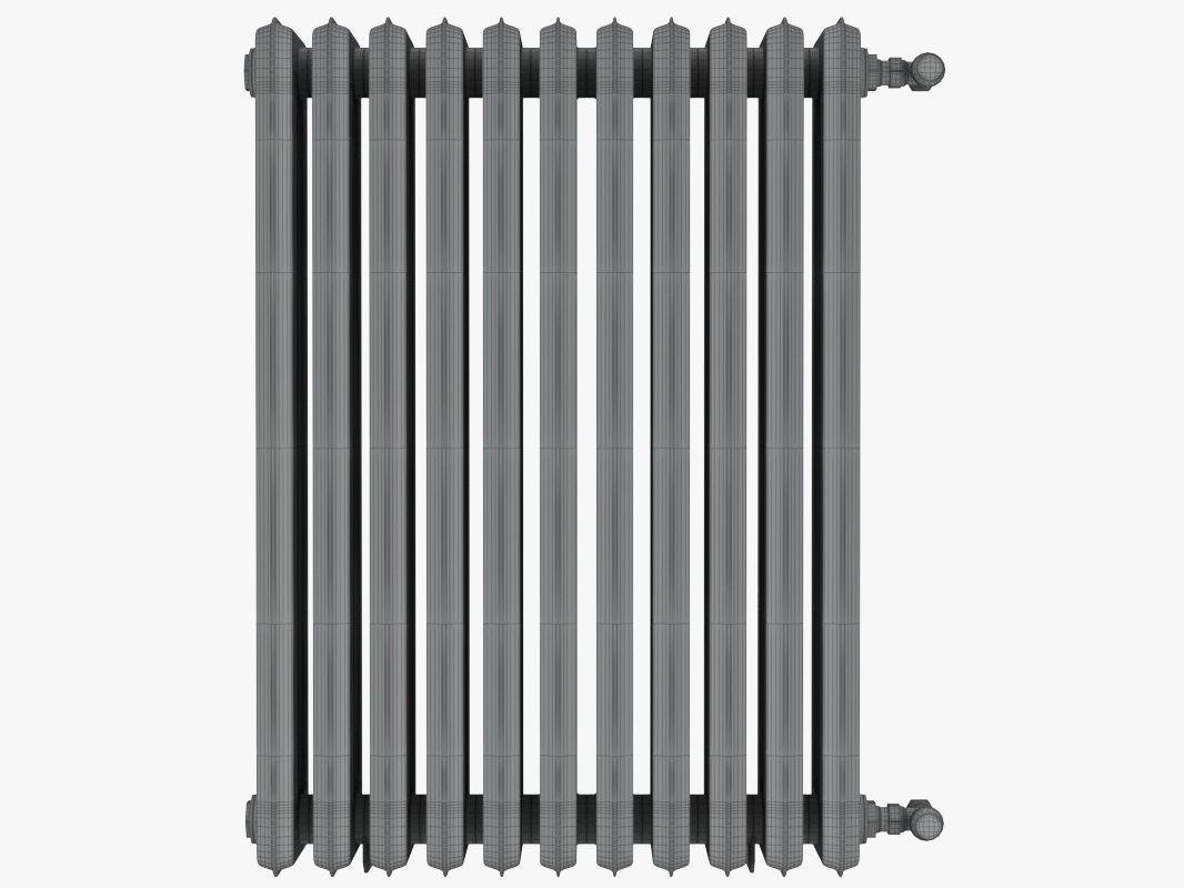Cast Iron Radiator 3D model_15