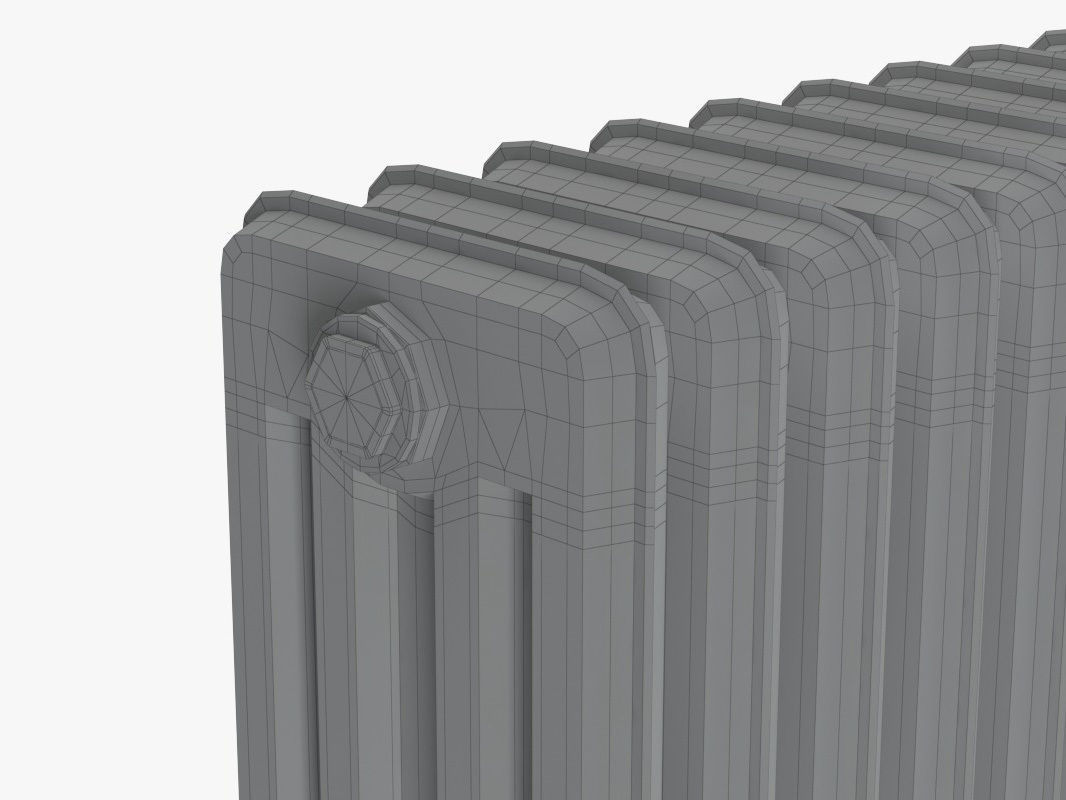 Cast Iron Radiator 3D model_8