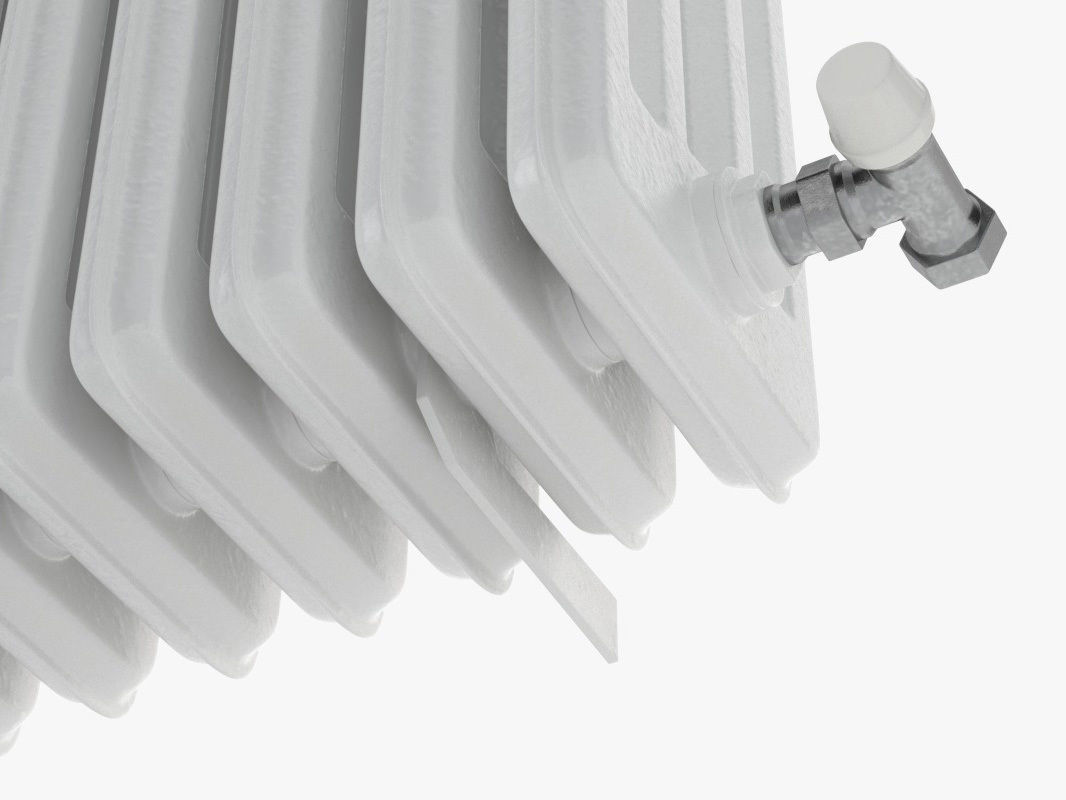Cast Iron Radiator 3D model_4