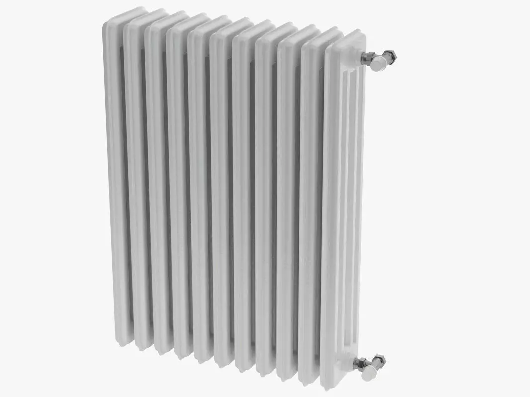 Cast Iron Radiator 3D model_0