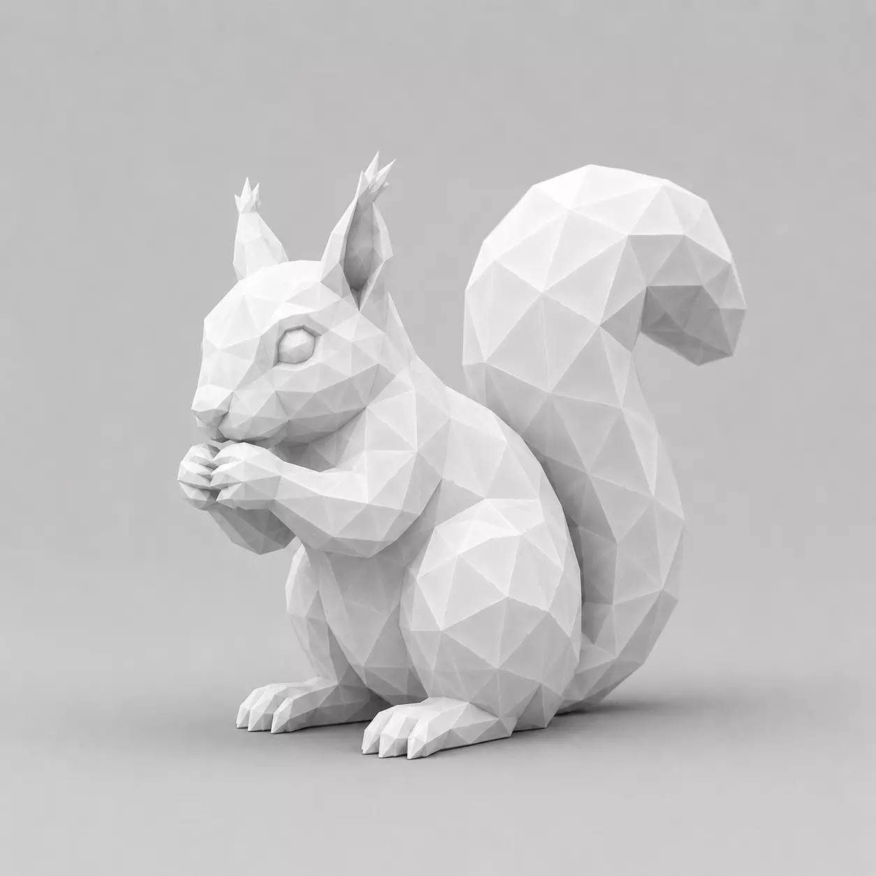 Low Poly Squirrel 3D print model