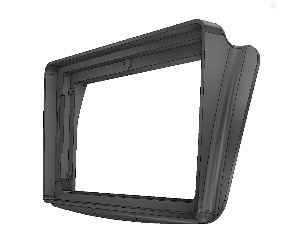 SEAT IBIZA 2012 CONSOLE 9 INCHES CONSOLA 9 PULGADAS 3D model
