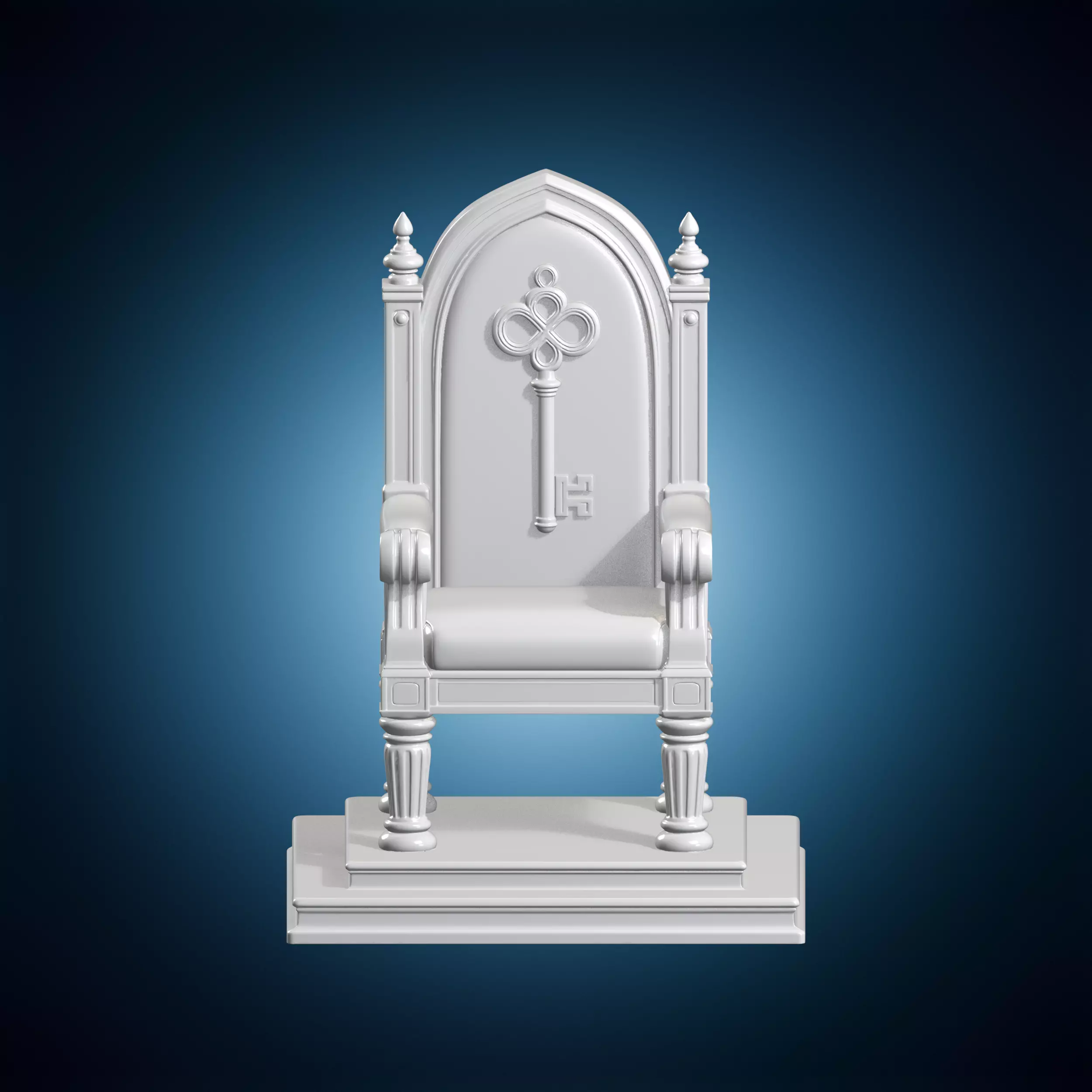 Saint Peter Throne 3D Print Model 3D print model
