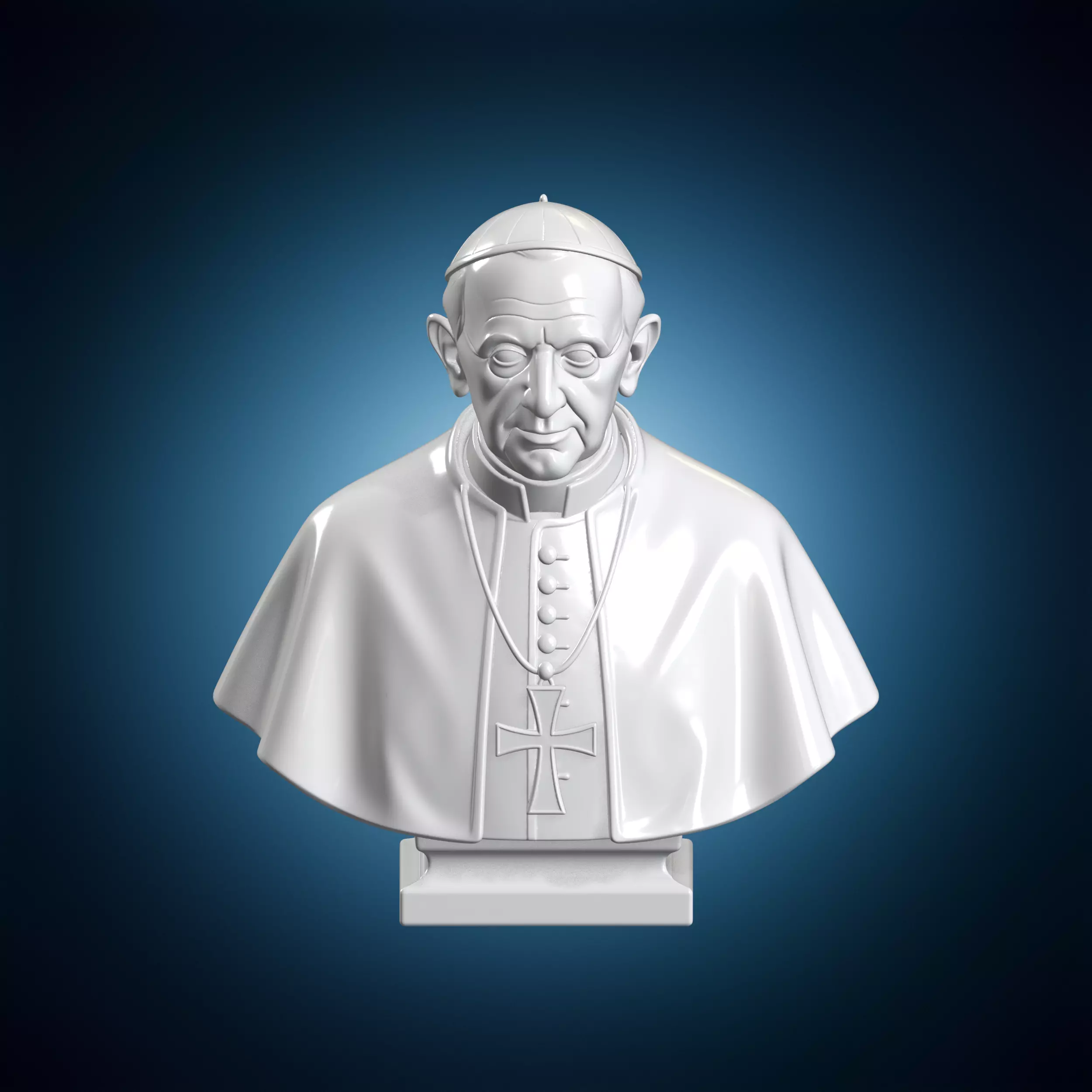 Pope Leo XIV Bust 3D Print Model 3D print model
