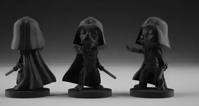 Darth chibi 3D print model