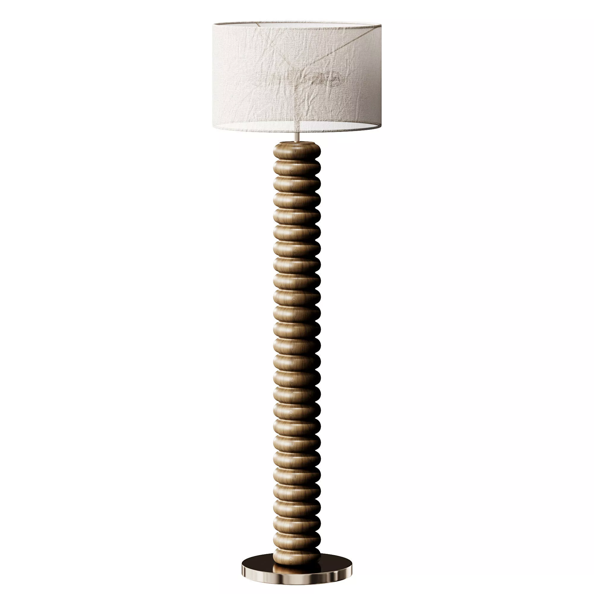 Tula Twist Floor Lamp Low-poly 3D model