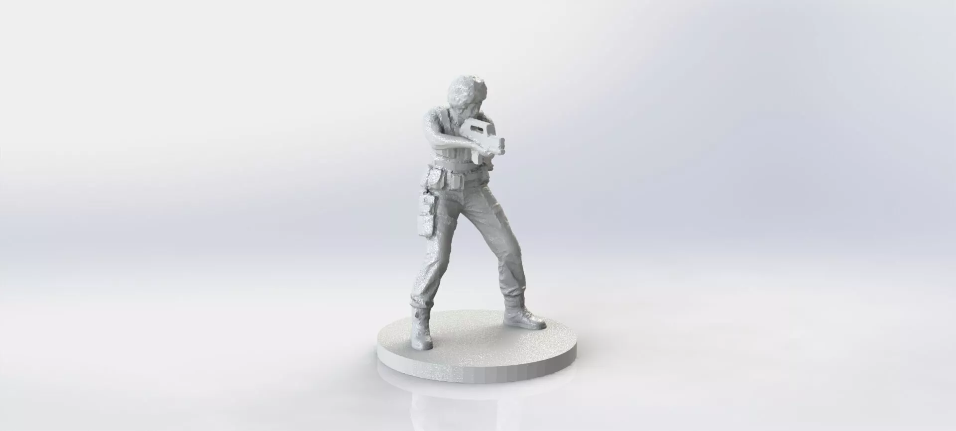 Ellen Ripley Acao Zombicide Ellen Ripley Action 3D print model