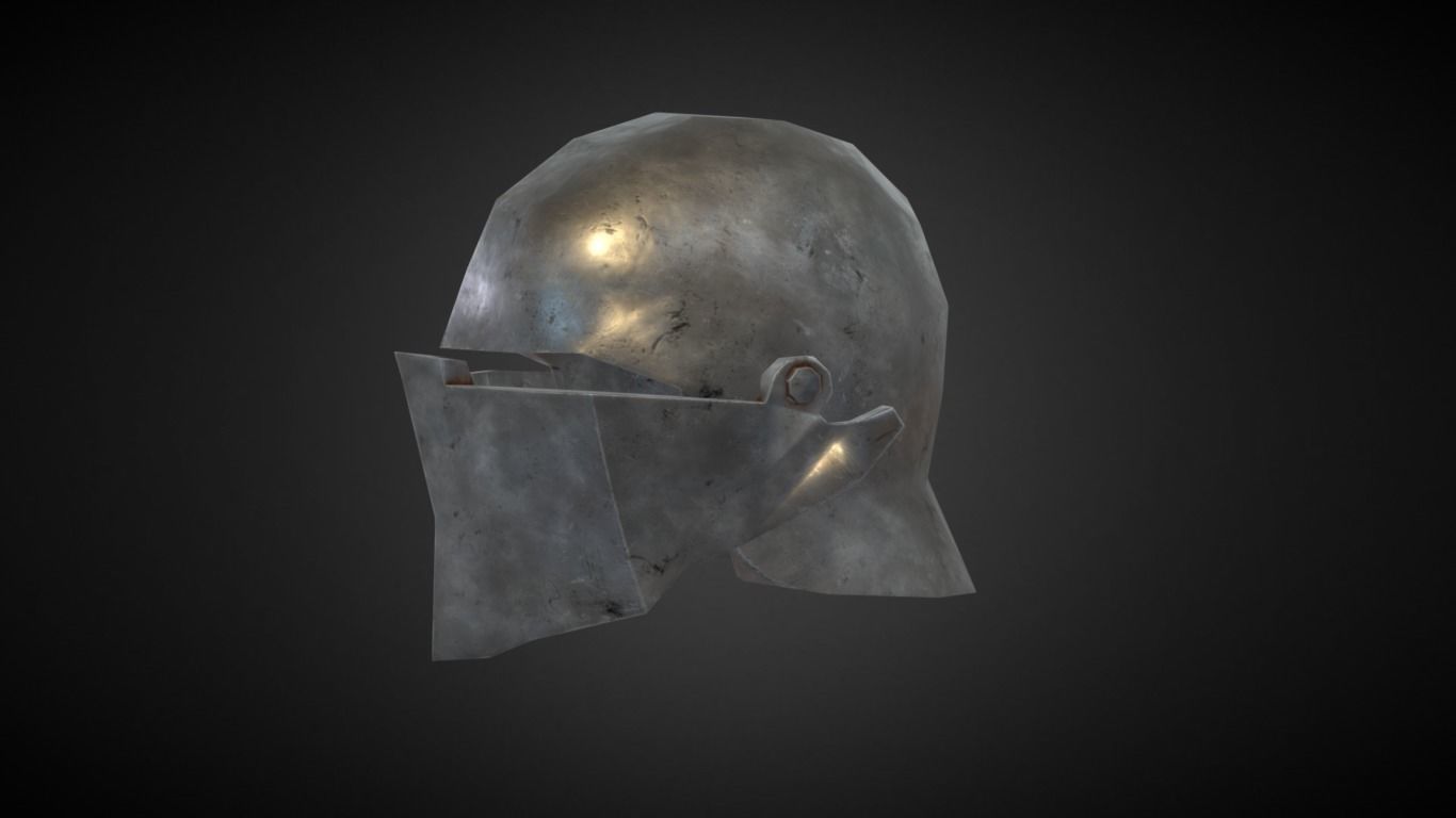 Helmet No11 Free low-poly 3D model