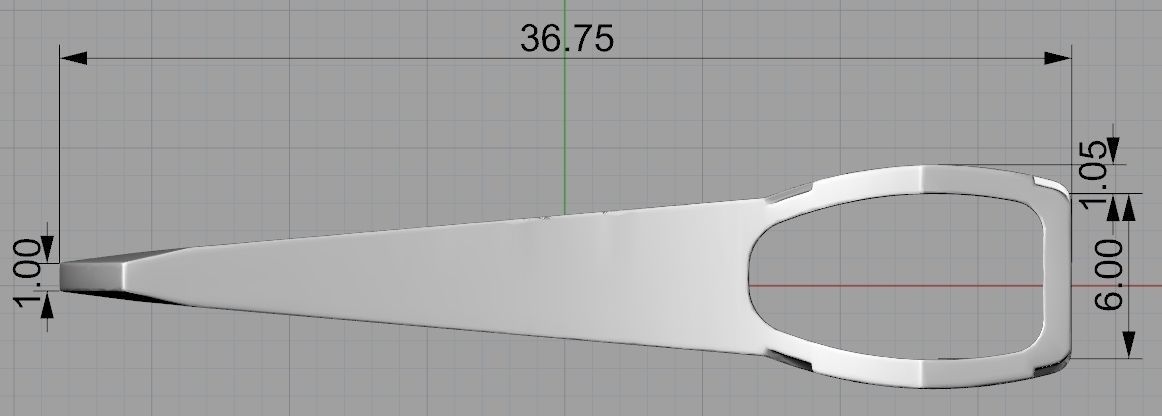 Slavic Axe  3D print model_3