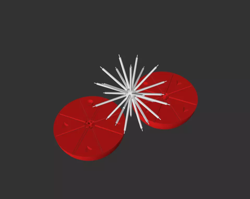 Urchin-style bait v1 Leg length 60 mm 3D print model