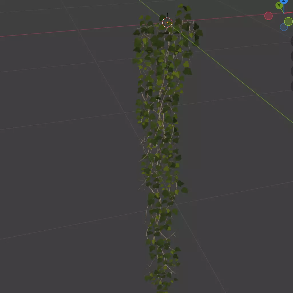 Climber tree Low-poly 3D model