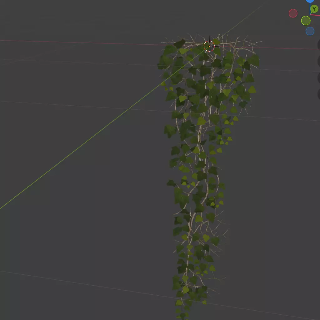 Climber tree Low-poly 3D model