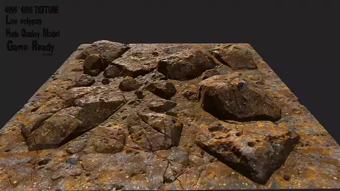 Rocks rusty rock texture