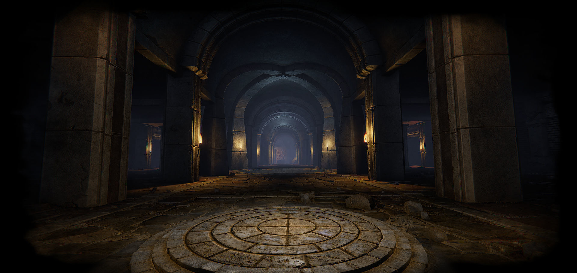 Modular Dungeon Catacombs - Mobile Low-poly 3D model_25