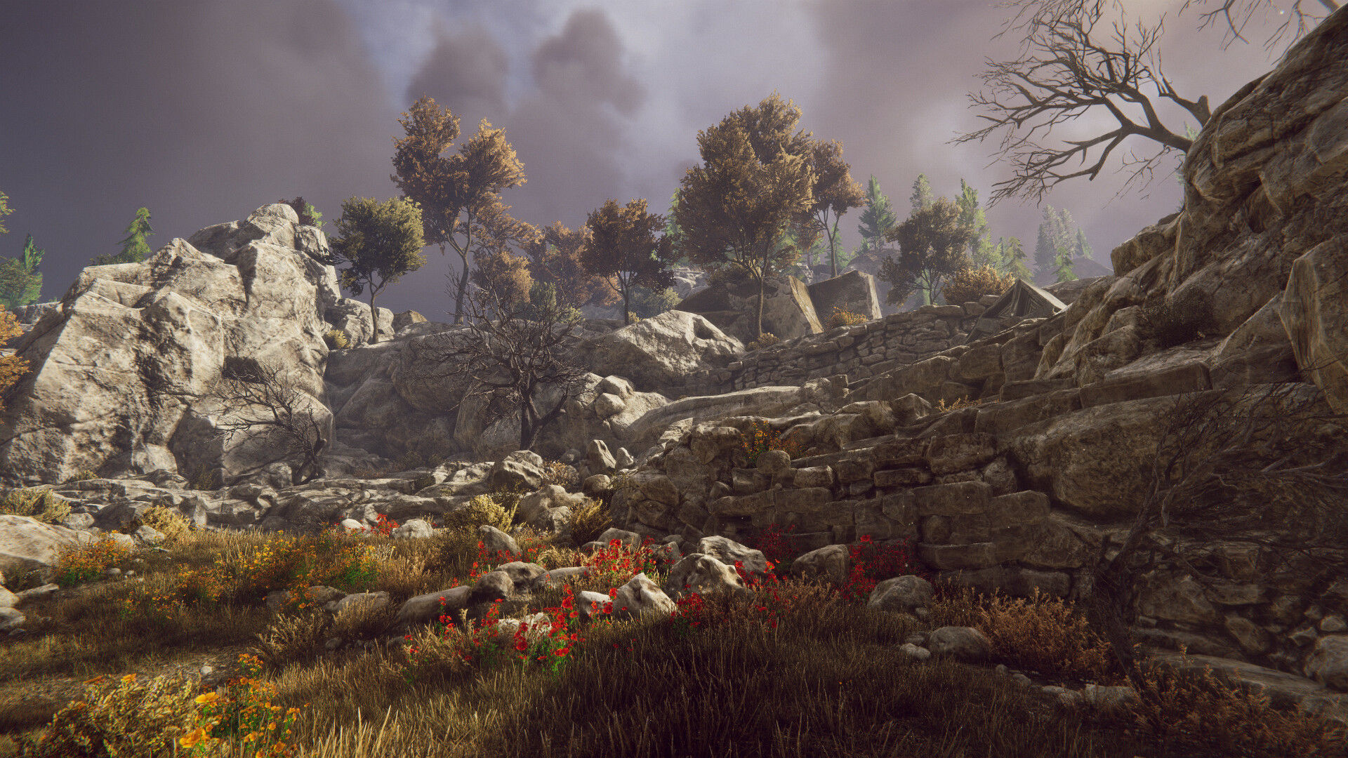 Modular Dungeon Catacombs - Mobile Low-poly 3D model_5