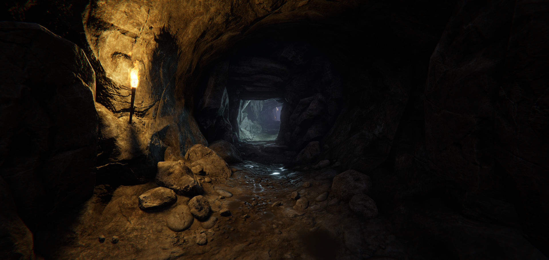 Modular Dungeon Catacombs - Mobile Low-poly 3D model_23