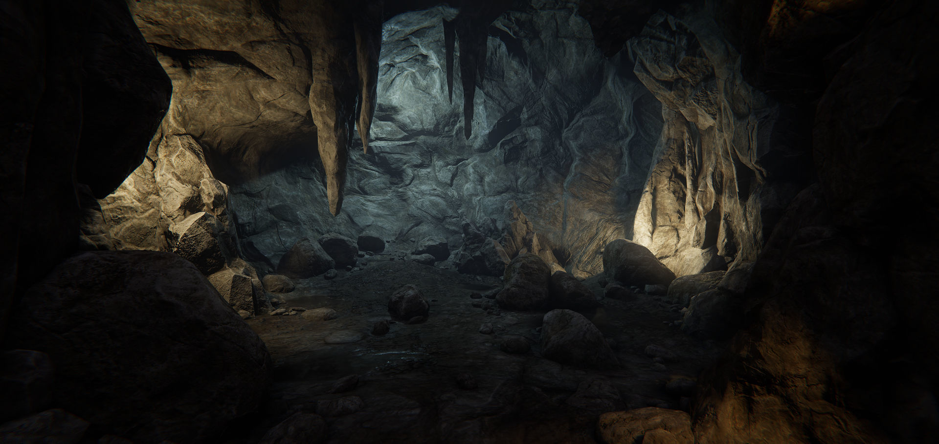 Modular Dungeon Catacombs - Mobile Low-poly 3D model_22