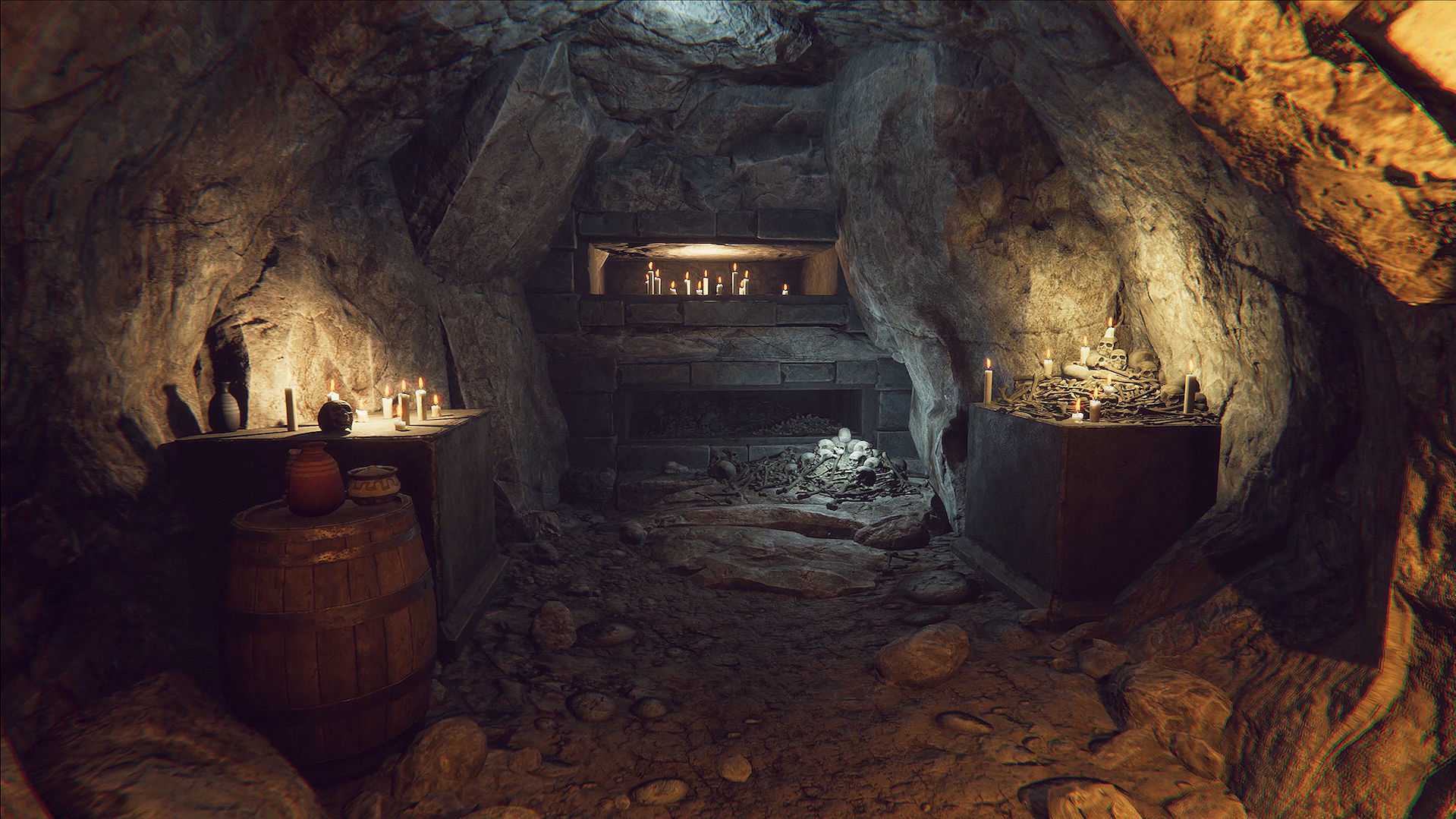 Modular Dungeon Catacombs - Mobile Low-poly 3D model_31