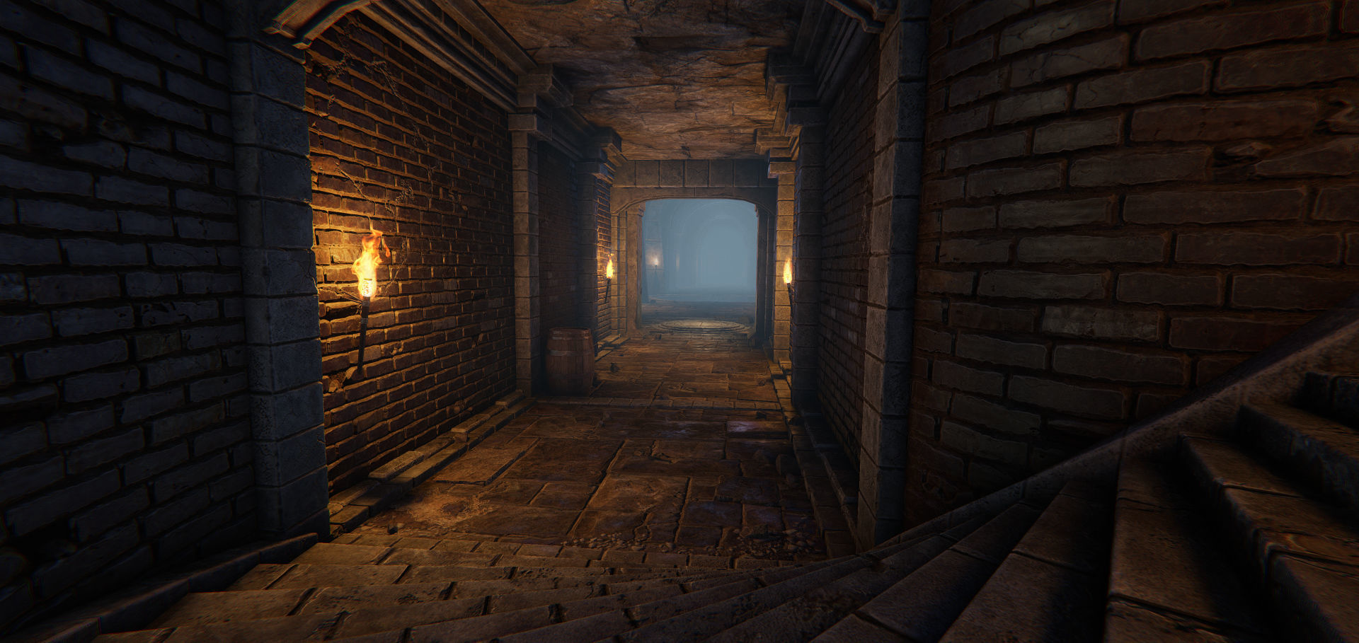 Modular Dungeon Catacombs - Mobile Low-poly 3D model_24