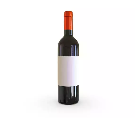 Red wine bottle